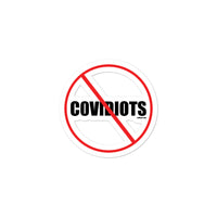 Covidiot stickers